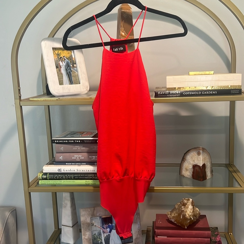Red body suit